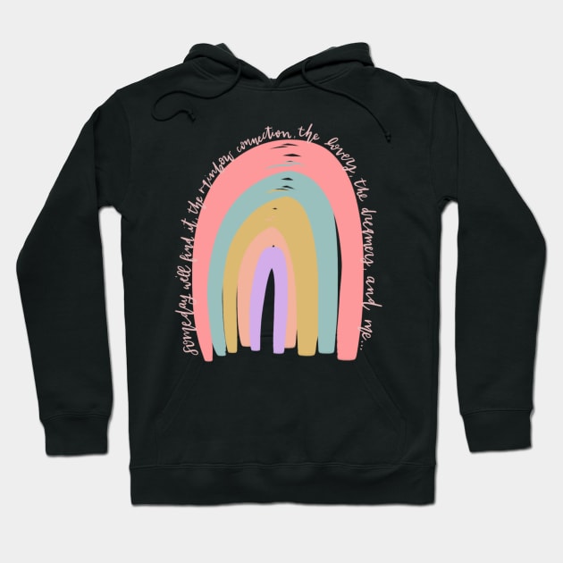 Rainbow Connection Hoodie by missannagray